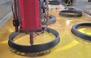 Xaba says its software can enable autonomous programming for robots and 3D printing, shown here.