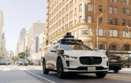 A Waymo robotaxi in LA.