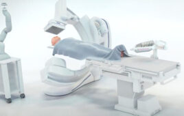 Artedrone's Sasha autonomous mechanical thrombectomy system.