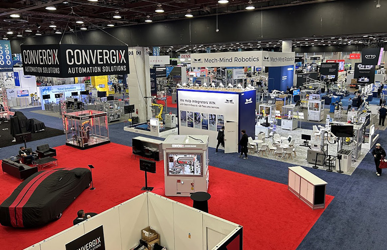 Automate 2025 included numerous robotics exhibitors.