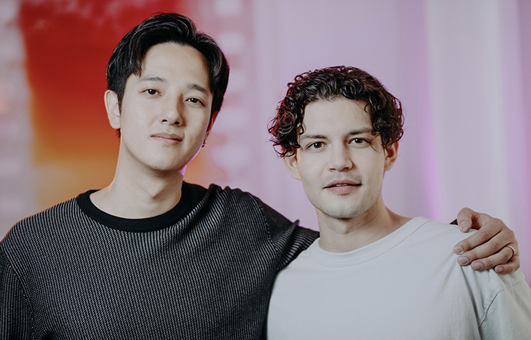 Mbodi AI co-founders Xavier Chi and Sebastian Peralta.
