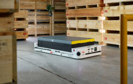 An image of ABB's Flexly P604 Visual Slam AMR.