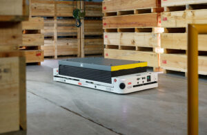 An image of ABB's Flexly P604 Visual Slam AMR.