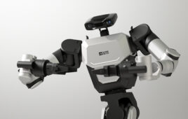 Rainbow Robotics' RB-Y1 robot from the waist up.