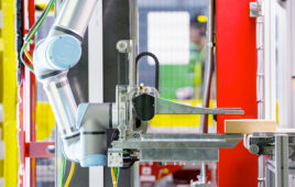 application image of amazon robotics vulcan robot.