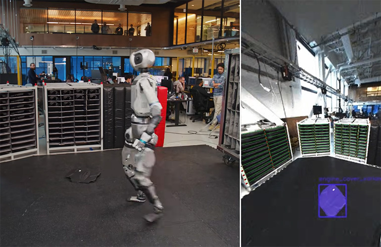 Watch Atlas humanoid adapt to changing environment Watch Atlas humanoid adapt to changing environment