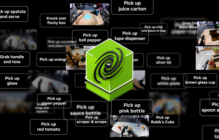 GR00T-Dreams blueprint generates data to train humanoid robot reasoning and behavior.