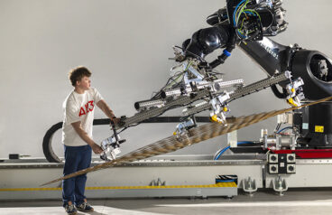 All3 is using robot arms and mobile platforms in construction.