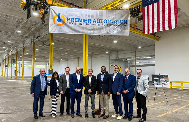 The opening ceremony for the Premier Innovation Hub near Pittsburgh.
