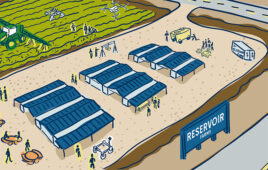 Illustration of Reservoir Farms.