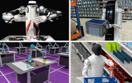 Developers of the humanoids and cobots shown here can use NVIDIA's safety platform.