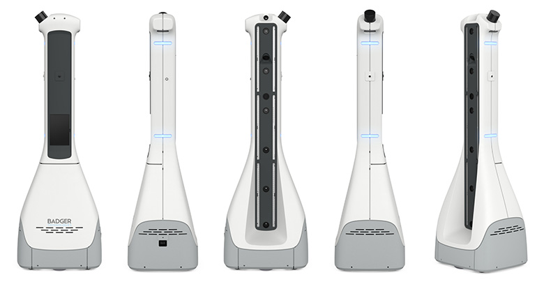 Badger Technologies' next-generation Digital Teammate autonomous mobile robot.