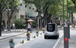 A Whale Dynamic vehicle driving on a road on China.