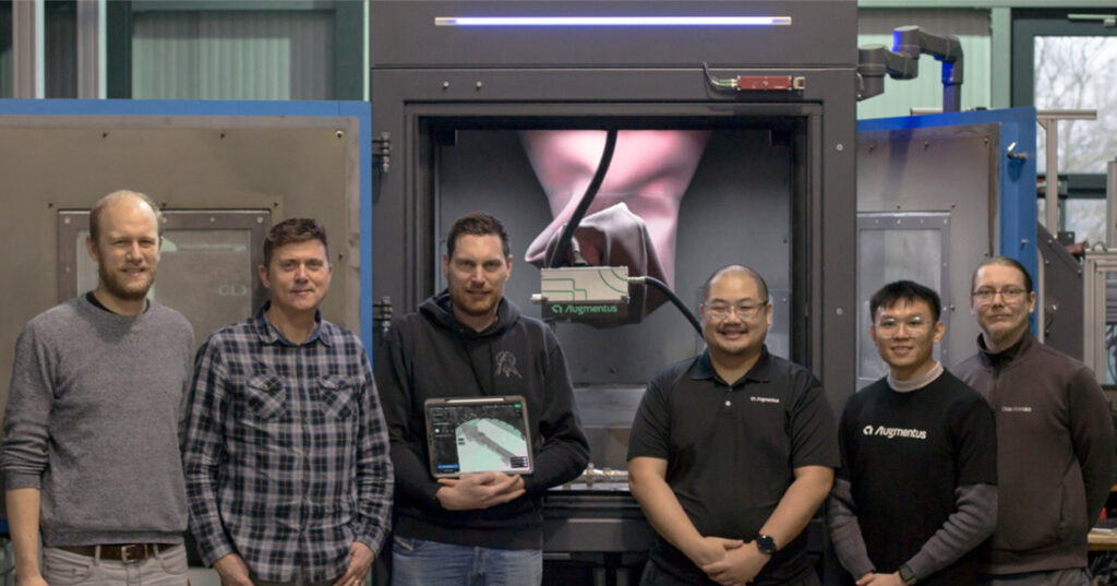 Augmentus and sentenso teams collaborate on a deployment.