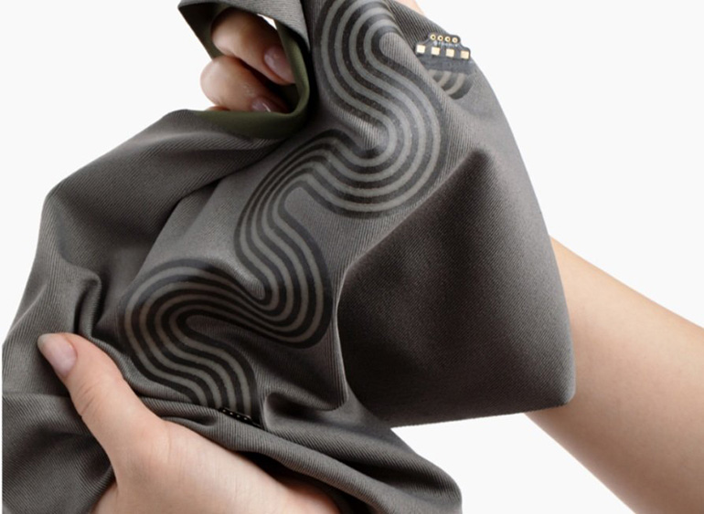 Loomia has developed soft tactile sensors that can be woven into fabric.