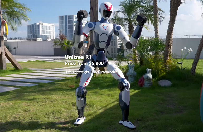Unitree designs R1 humanoid robotic to be agile and reasonably priced Unitree designs R1 humanoid robotic to be agile and reasonably priced
