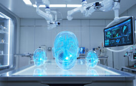 An AI image. The Vidar embodied AI model uses simulated worlds instead of physical training data.