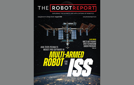 August 2025 issue: Motion control enables robots from the ISS to the AGT stage - The Robot Report