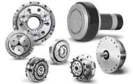 a montage of motion control products from NIDEC.