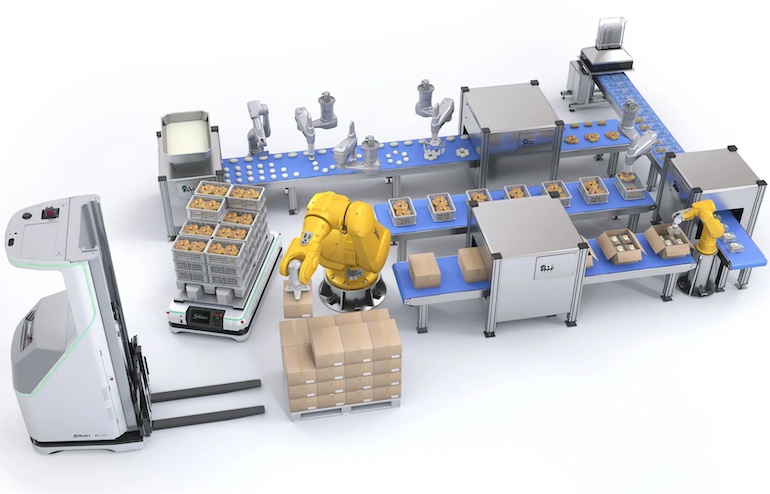 Stäubli Robotics rises to allow baking inspection and dealing with Stäubli Robotics rises to allow baking inspection and dealing with