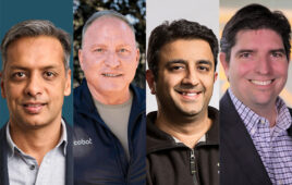 From left to right: Sanjay Aggarwal, Jon Battles, Amit Goel, and Brian Gaunt.