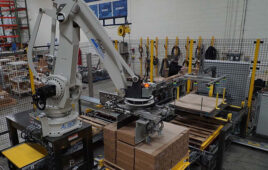 HowToRobot works with suppliers such as Columbia Okura on automating palletizing.