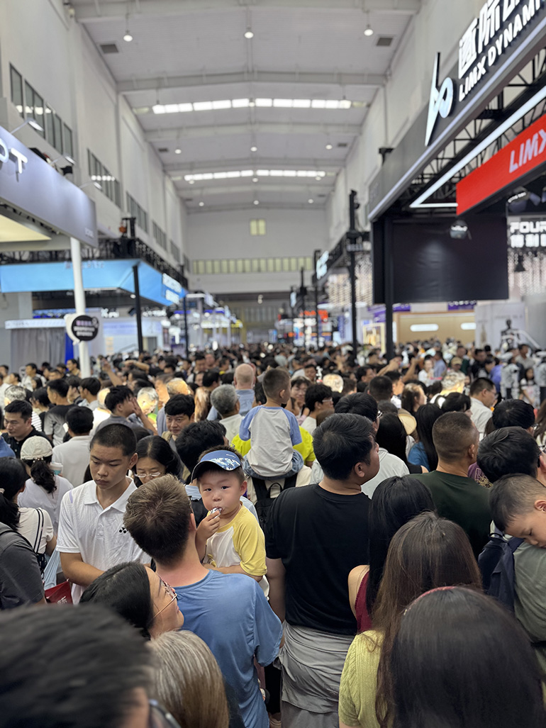 Attendance was strong at China's World Robotics Conference.