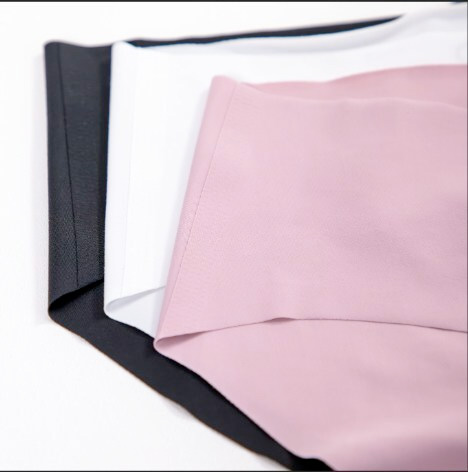 three different pairs of womens underwear with Pixel technology.