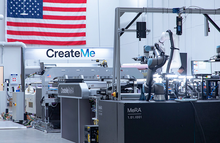 CreateMe innovates with robotic meeting, adhesion tech for the garment trade CreateMe innovates with robotic meeting, adhesion tech for the garment trade