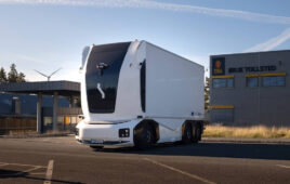 Einride's autonomous freight vehicle.