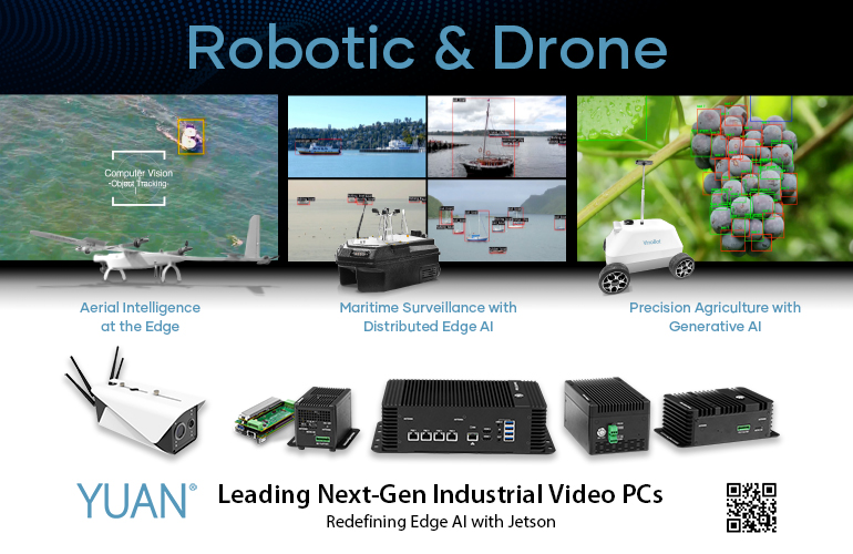YUAN Ra Mắt Robot AI Thế Hệ Mới Sử Dụng Công Nghệ NVIDIA Cho Đất Liền, Biển và Không Khí - The Robot Report