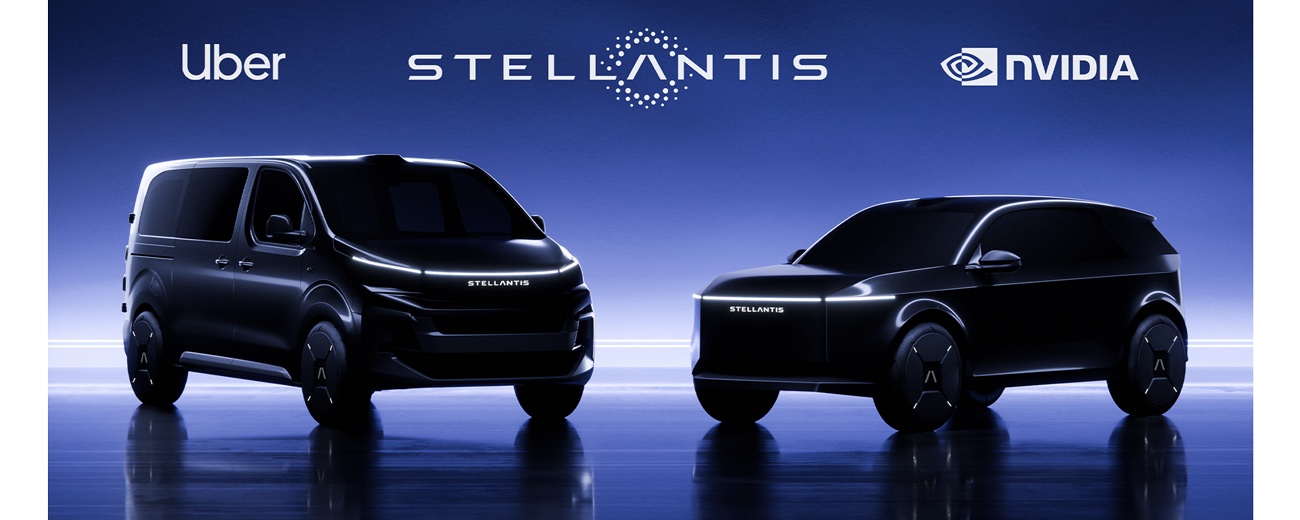 Two vehicles developed by Stellantis for autonomy.