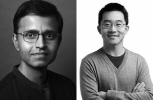 From left to right, Siddhartha Srinivasa and Zhaoyin Jia.
