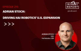 adrian stoch's headshot with the podcast logo.