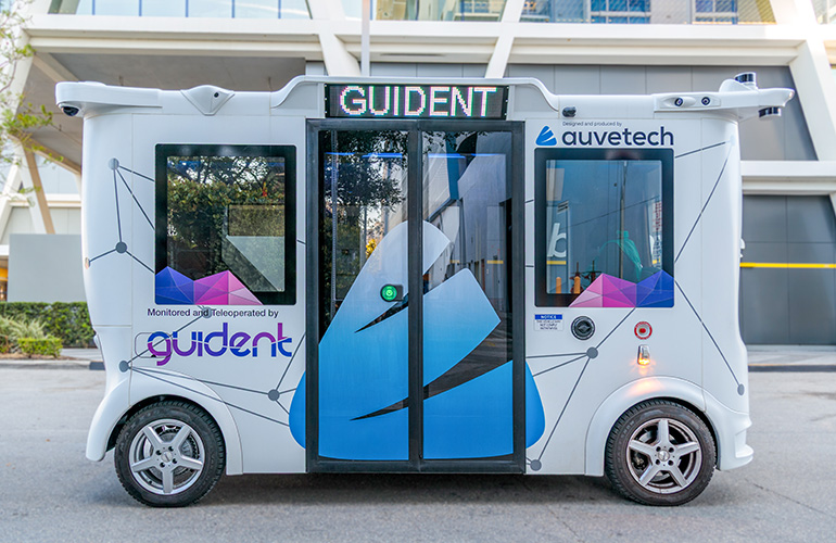 Cách Guident làm cho phương tiện tự hành an toàn hơn với dịch vụ TaaS đa mạng - The Robot Report