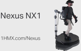 The Nexus NX1 full-body system for teleoperation and AI robot training from 1HMX.