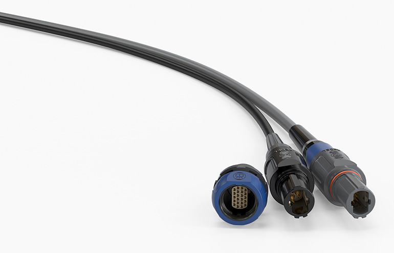 Os conectores da série REDEL SP 1P68 são projetados para ambientes desafiadores.