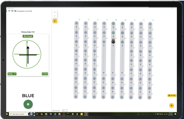 CivNav helps construction sites conform to plans such as this, says Civ Robotics.
