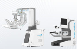 The SHURUI SP single-port endsocopic robotic surgical system from Surgerii.