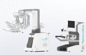The SHURUI SP single-port endsocopic robotic surgical system from Surgerii.