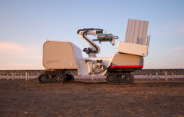 profile view of the maximo solar installation robot.