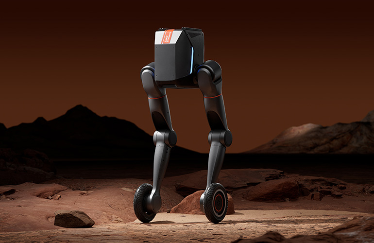 ilustração de TRON 2 em um planeta simulado.