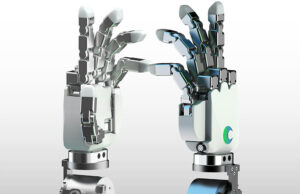 The TESOLLO DG-5F-S robotic hand.