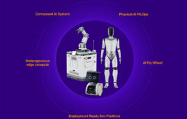 Three different robot embodiments that Qualcomm can work with.