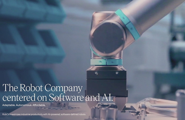 Robotic arm using AI. RobCo has expanded into U.S. manufacturing.