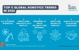 Top 5 global robotics trends from IFR.
