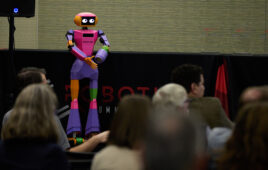 Andromeda at the Robotics Summit 2025.