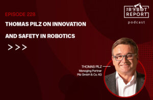 headshot of thomas pilz and the podcast logo.