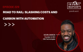 headshot of kevin damoa with podcast logo.