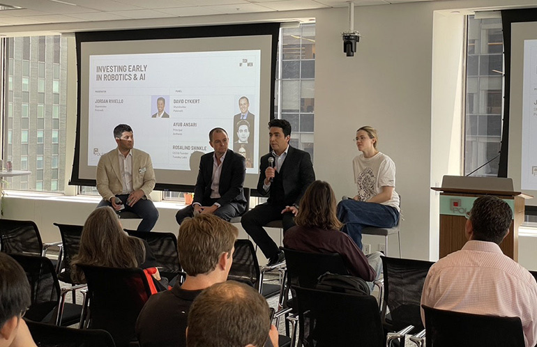 NYR participating in a panel at New York Tech Week.